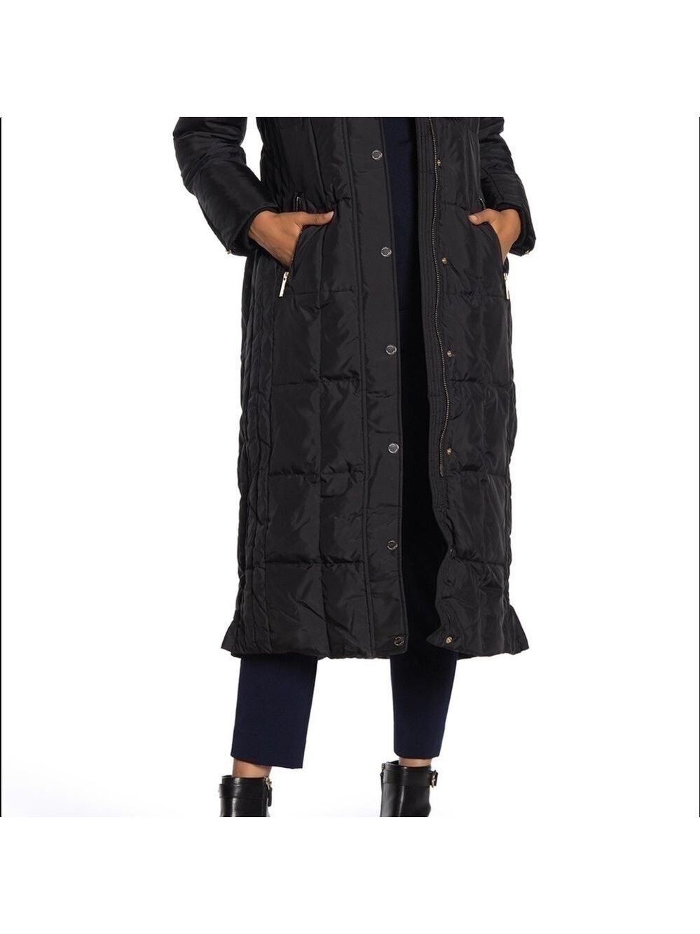 New-michael Michael Kors Faux Fur-Trim Puffer Coat - Picture 5 of 5
